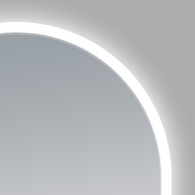 Oval Aluminium LED Mirror